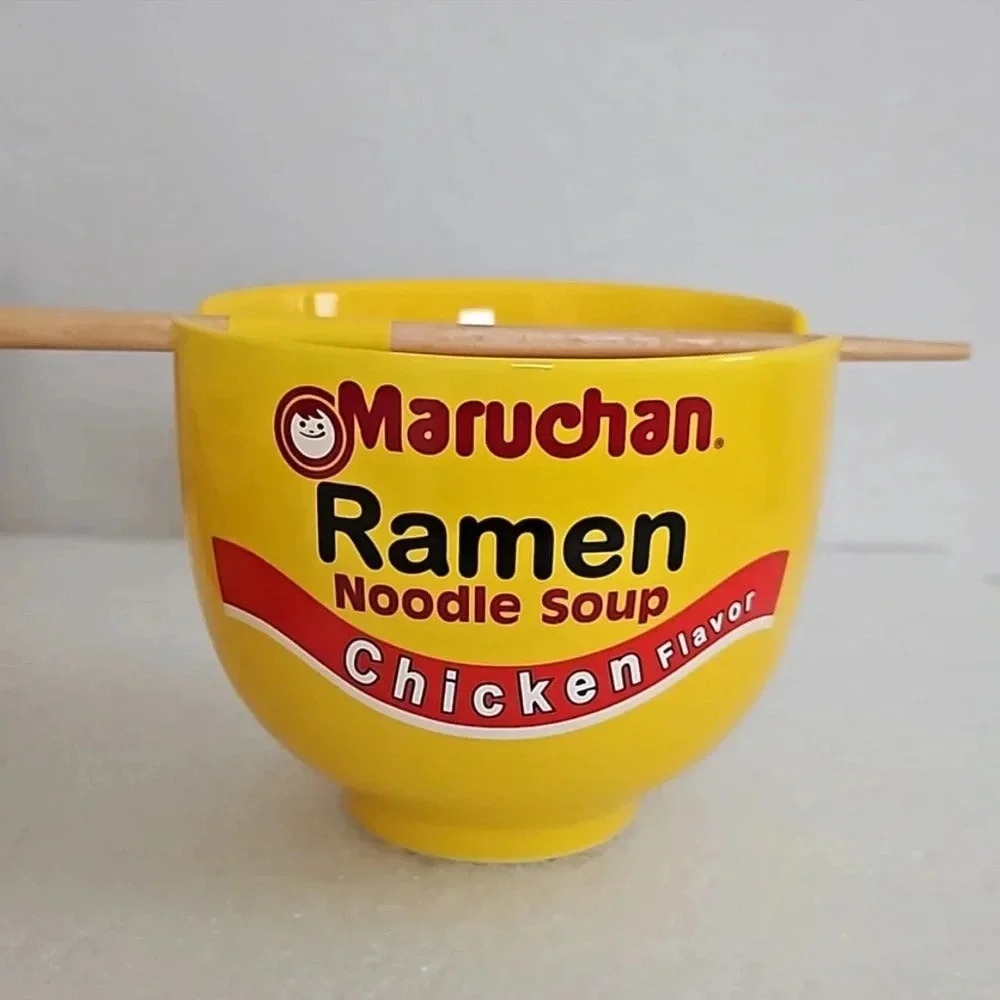 Maruchun ramen noodle soup bowl
